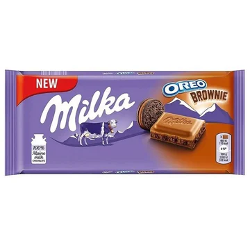 Шок. плитка Milka Oreo Brownie (Милка Орео Брауни) 100г