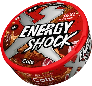 Энергетический пауч ENERGY SHOK Cola XL, 10 г